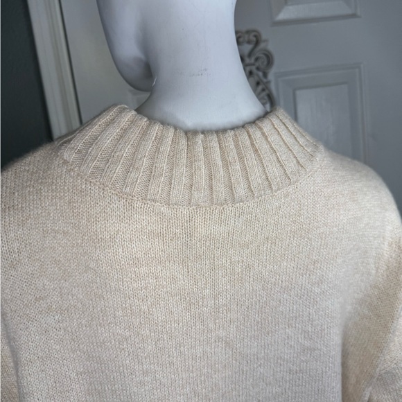 Abound NWT Heather Beige Mini Sweater Dress Women Size Large. - Picture 8 of 10
